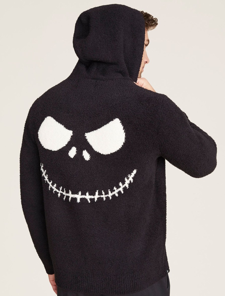 Him Barefoot Dreams | Cozychic® Disney Jack Skellington Unisex Zip Hoodie Black