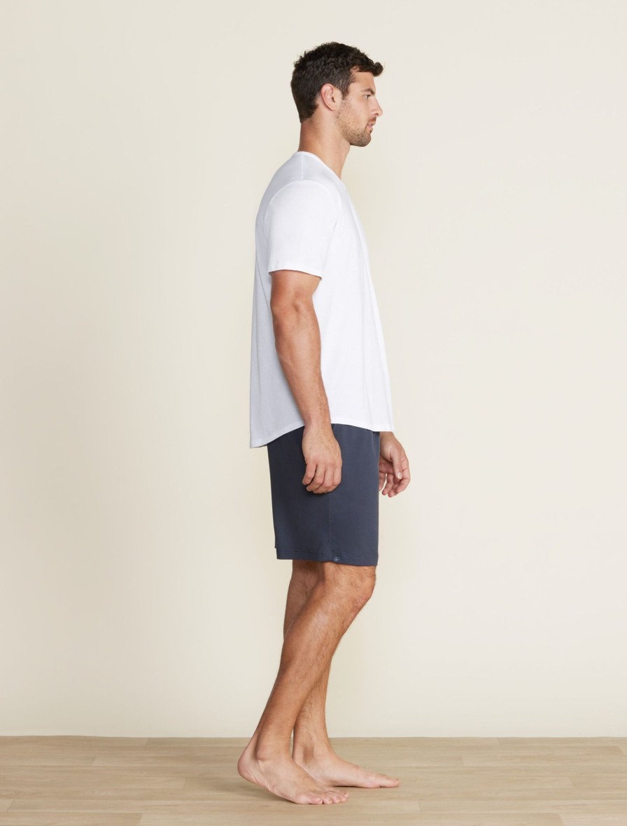 Him Barefoot Dreams | Malibu Collection® Men'S Washed Jersey Short Sleeve