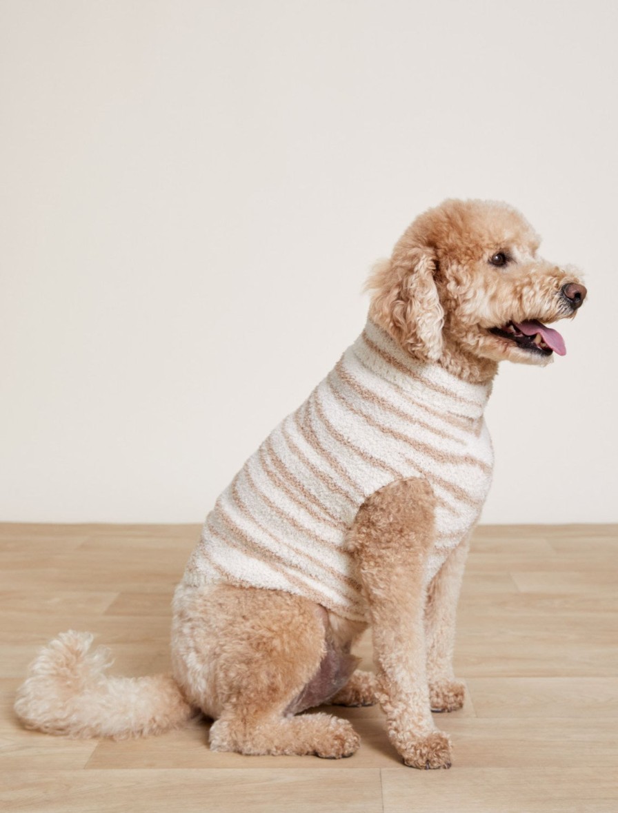 Pet Barefoot Dreams | Cozychic® Tiger Pet Sweater Cream / Tan