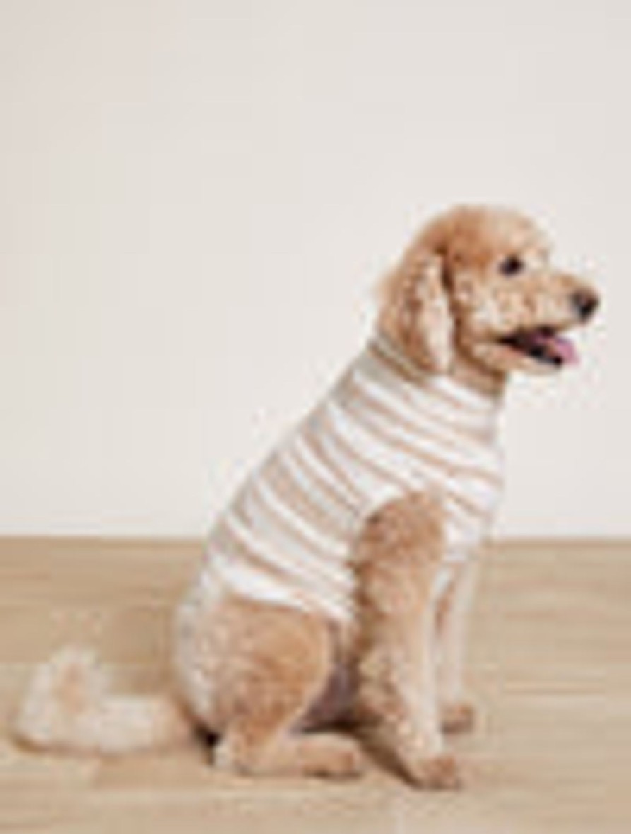 Pet Barefoot Dreams | Cozychic® Tiger Pet Sweater Cream / Tan