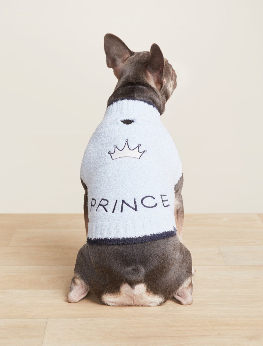 Pet Barefoot Dreams | Cozychic Disney Crown Pet Sweater Bluebell