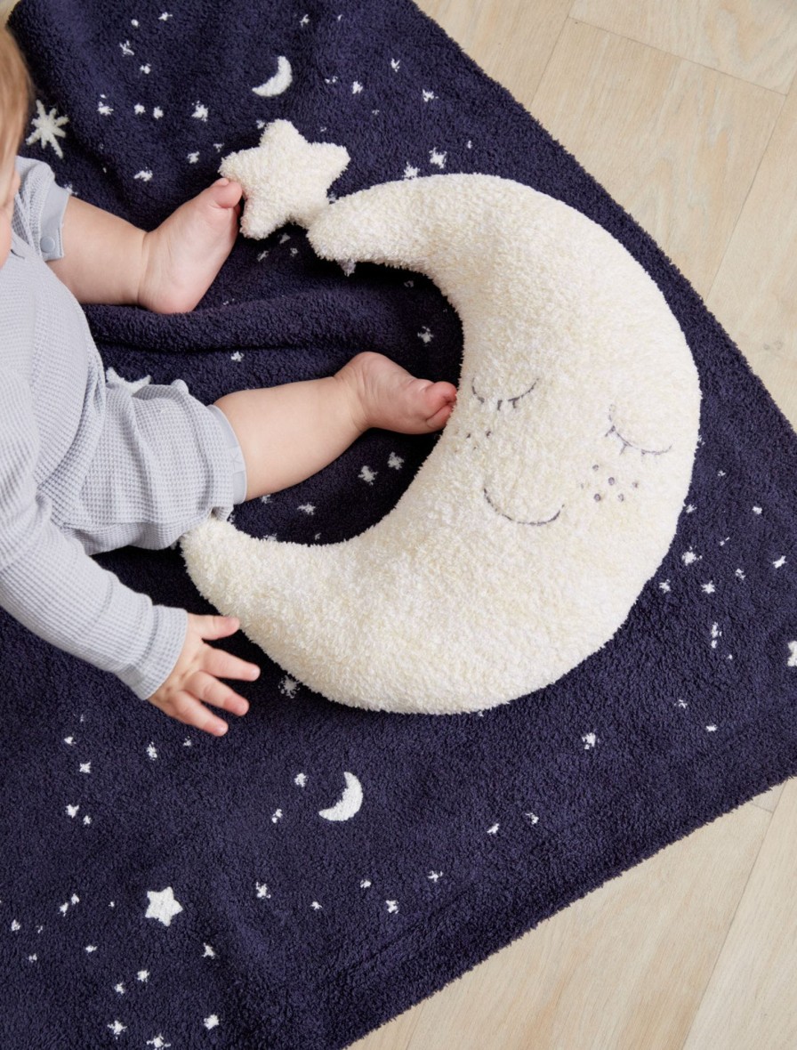 Baby + Child Barefoot Dreams | Cozychic® Moon Buddie Heathered Sunbeam / White