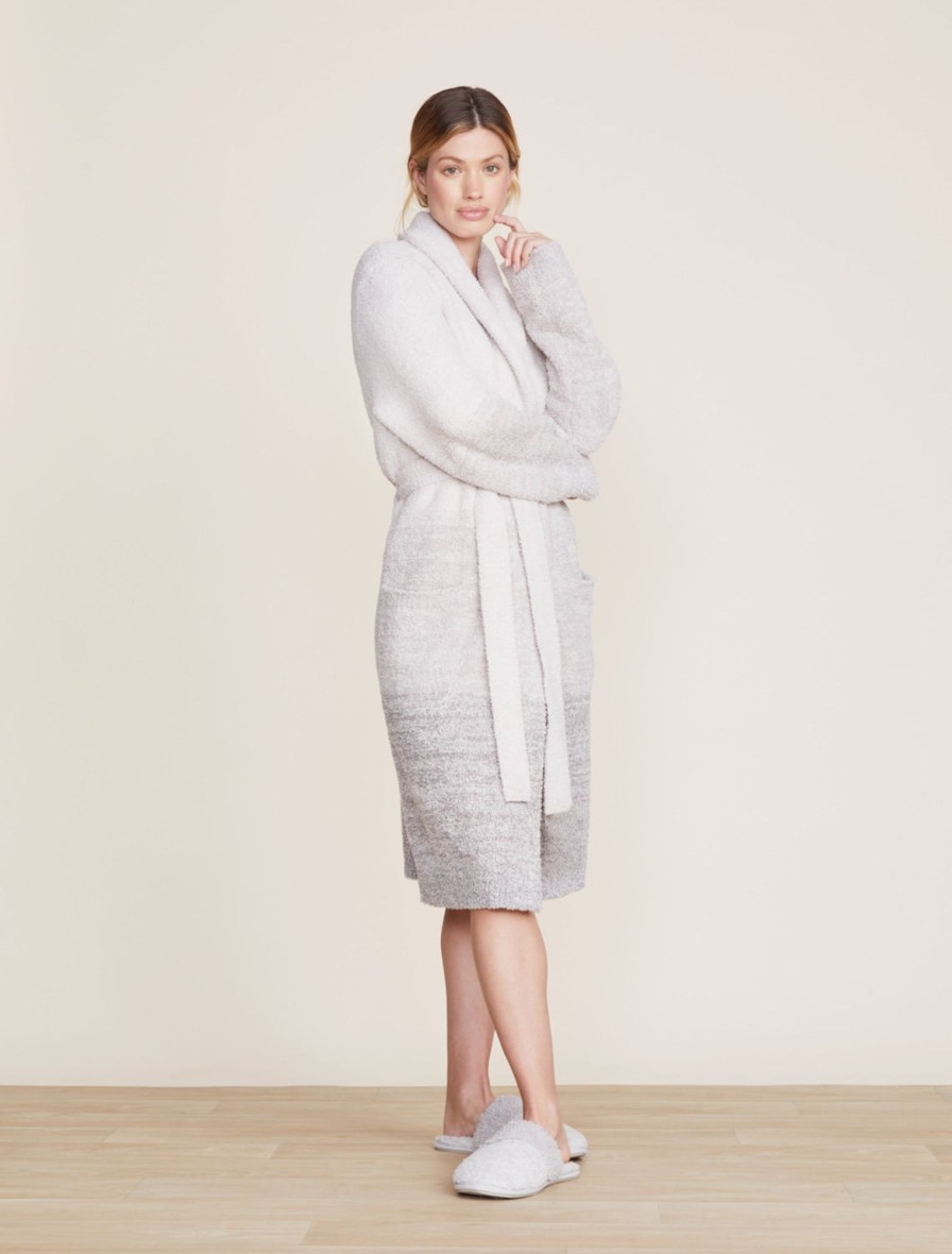 Her Barefoot Dreams | Cozychic® Heathered Ombre Robe Almond Multi