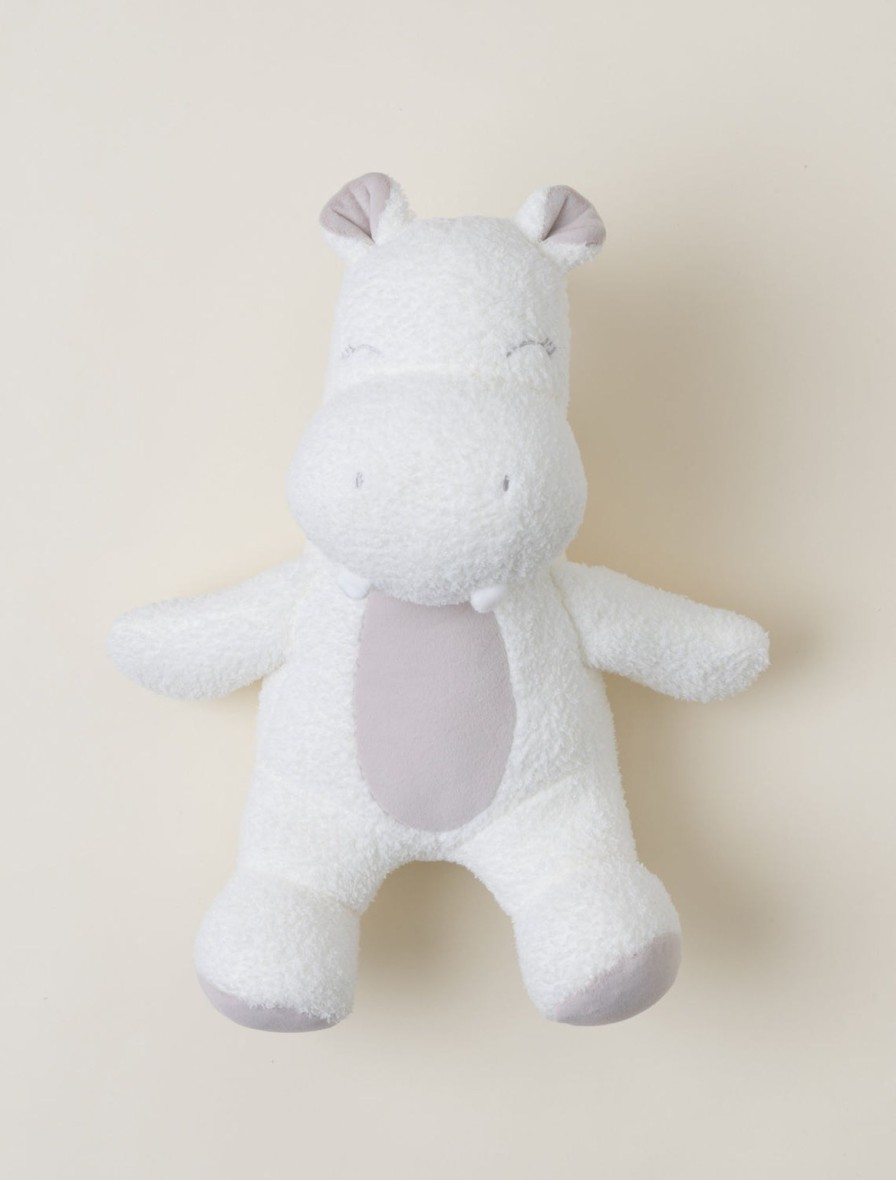 Baby + Child Barefoot Dreams | Cozychic® Sleepy Hippo Buddie Pearl / Stone