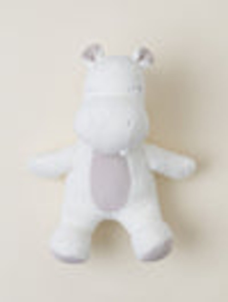 Baby + Child Barefoot Dreams | Cozychic® Sleepy Hippo Buddie Pearl / Stone