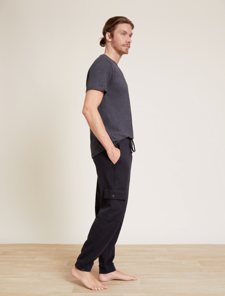 Him Barefoot Dreams | Malibu Collection® Men'S Pima Cotton Fleece Cargo Sweatpant