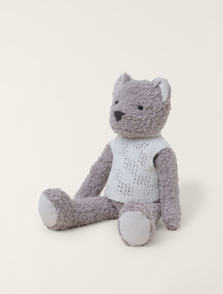 Baby + Child Barefoot Dreams | Cozychic® Bear Buddie With Vest Taupe / Cream