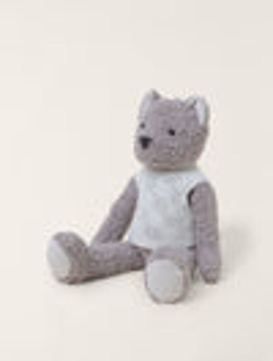 Baby + Child Barefoot Dreams | Cozychic® Bear Buddie With Vest Taupe / Cream