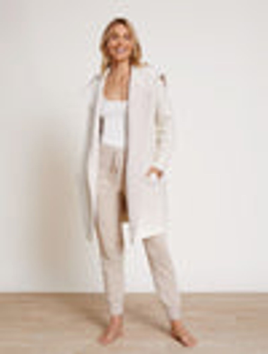 Her Barefoot Dreams | Cozychic® Angular Stripe Cardi Cream / Stone