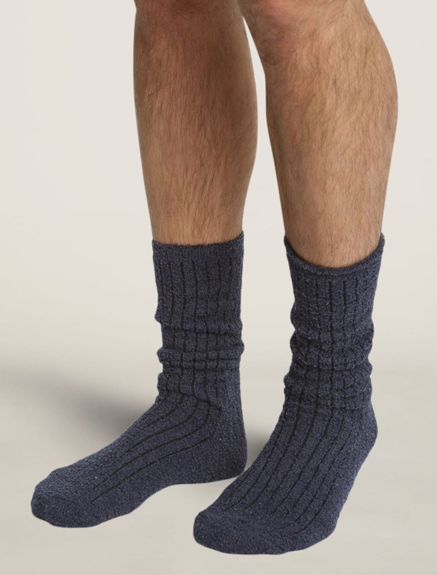 Him Barefoot Dreams | Cozychic® Men'S Ribbed Socks