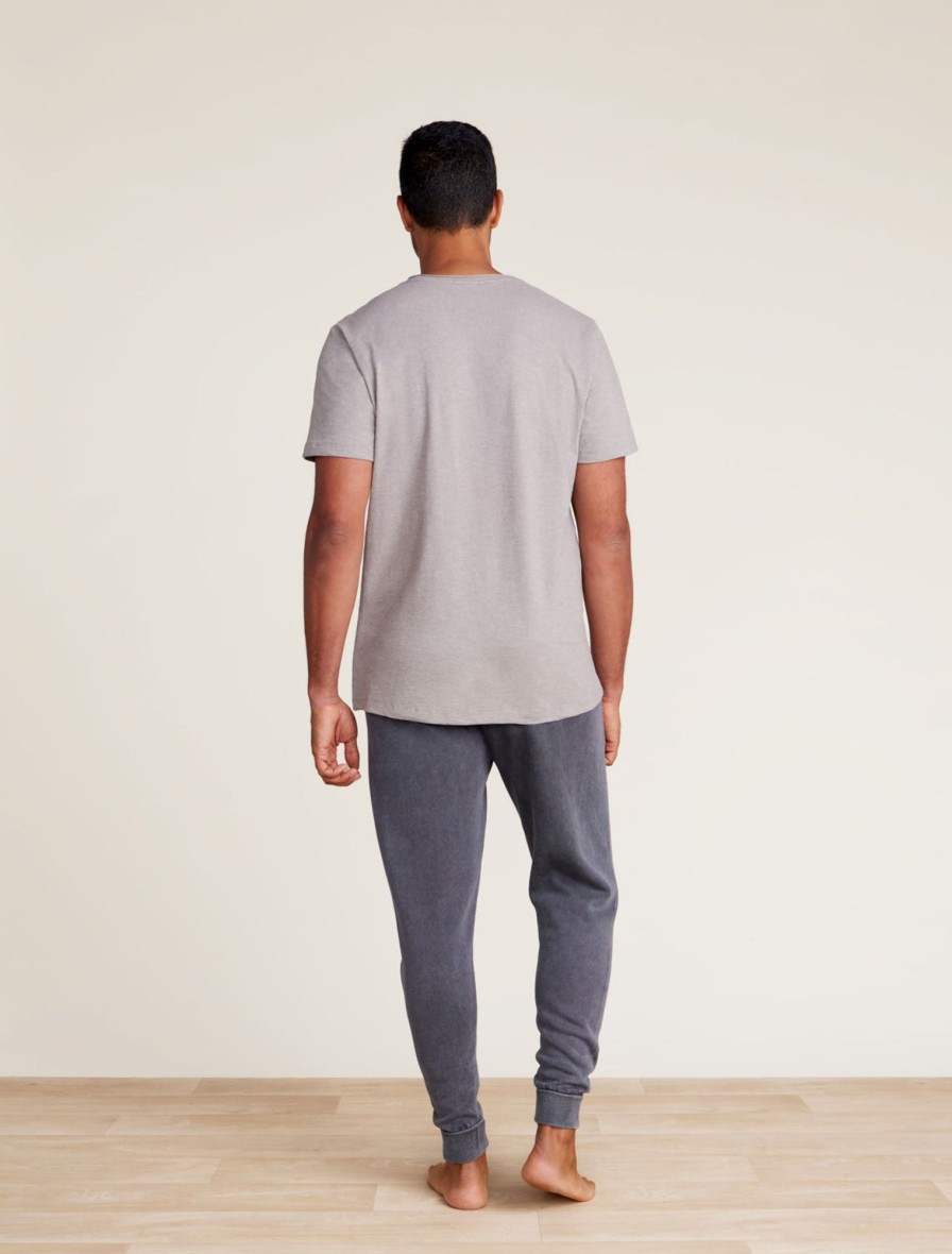 Him Barefoot Dreams | Malibu Collection® Men'S Slub Cut Neck T-Shirt