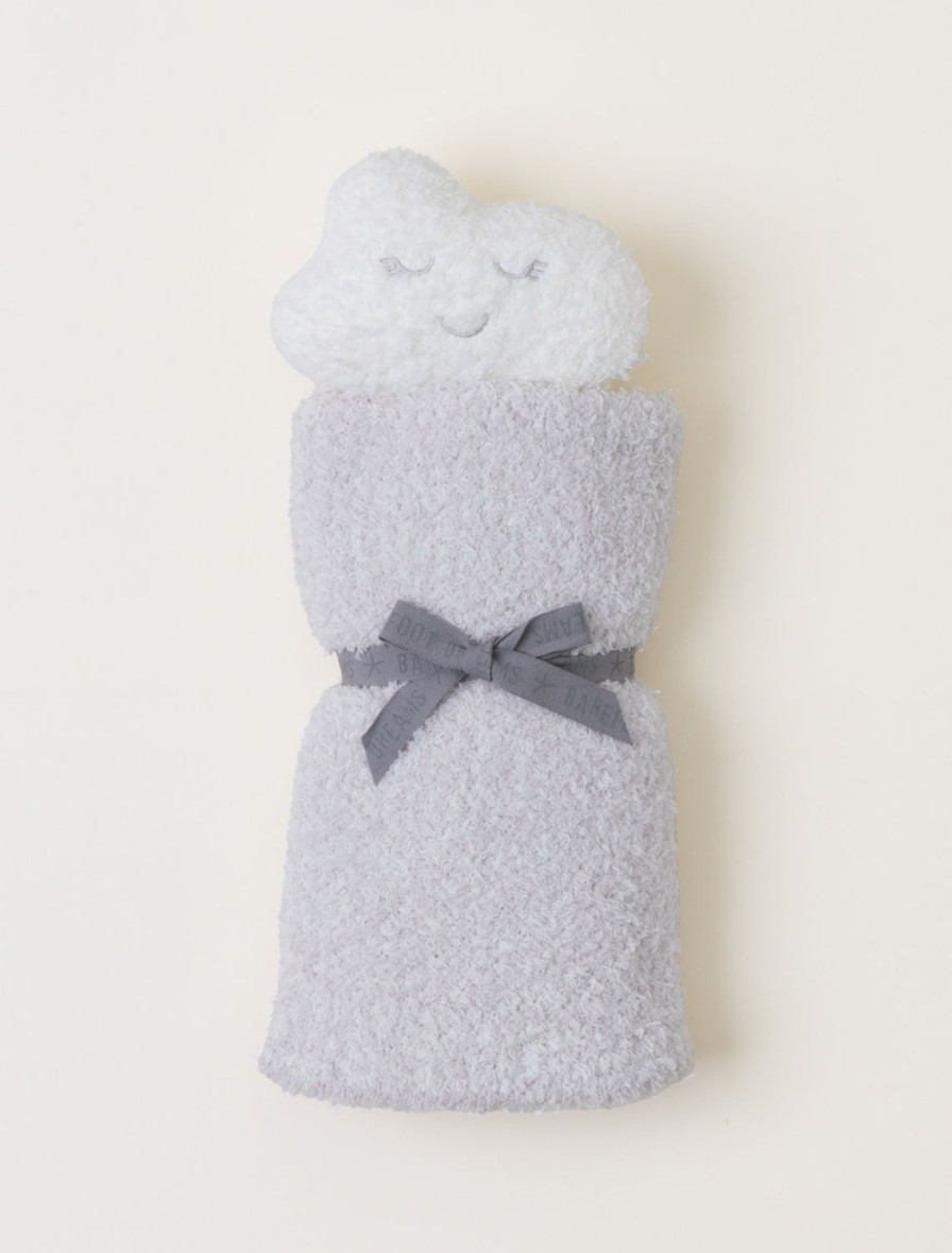 Baby + Child Barefoot Dreams | Cozychic® Cloud Dream Buddie Heathered Pearl / Fog Gray