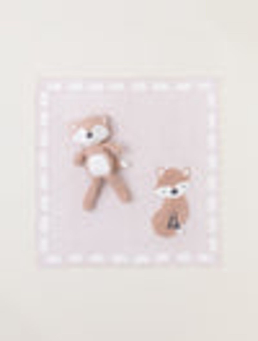 Baby + Child Barefoot Dreams | Cozychic® Fox Baby Blanket Stone / Tan