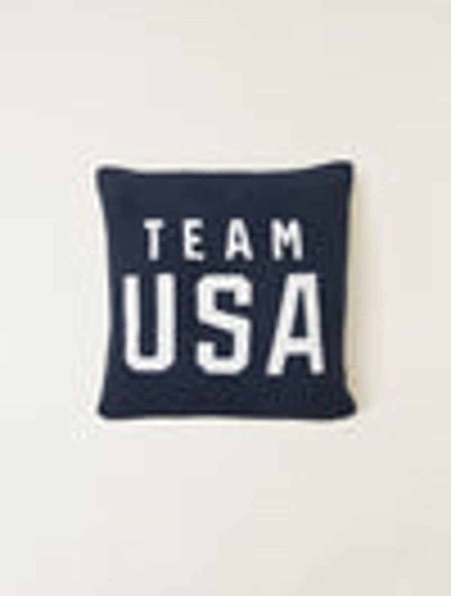 Home Barefoot Dreams | Cozychic® Team Usa Pillow Indigo / Pearl