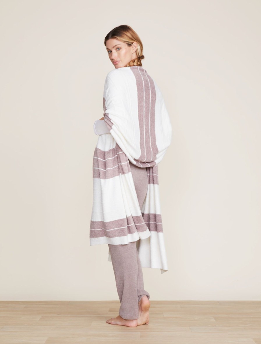 Home Barefoot Dreams | Cozychic Lite® Pinched Stripe Blanket Scarf