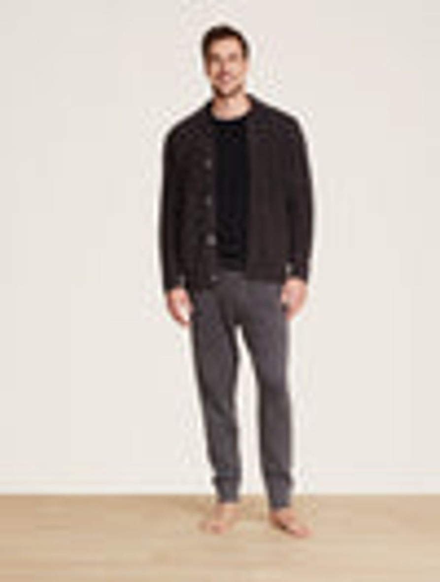 Him Barefoot Dreams | Cozychic® Men'S Elbow Patch Cardigan