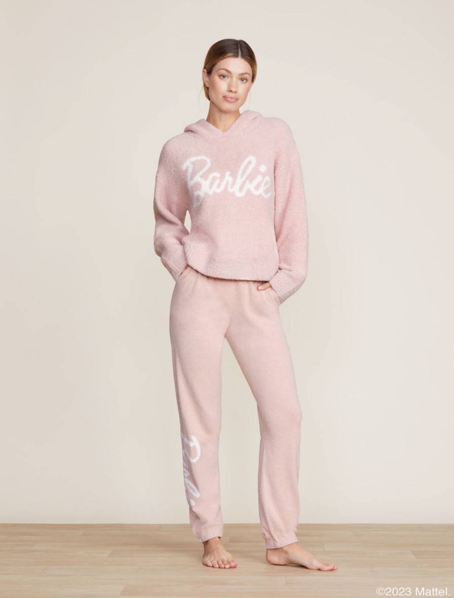 Her Barefoot Dreams | Cozychic® Barbie Women'S Hoodie Dusty Rose / White