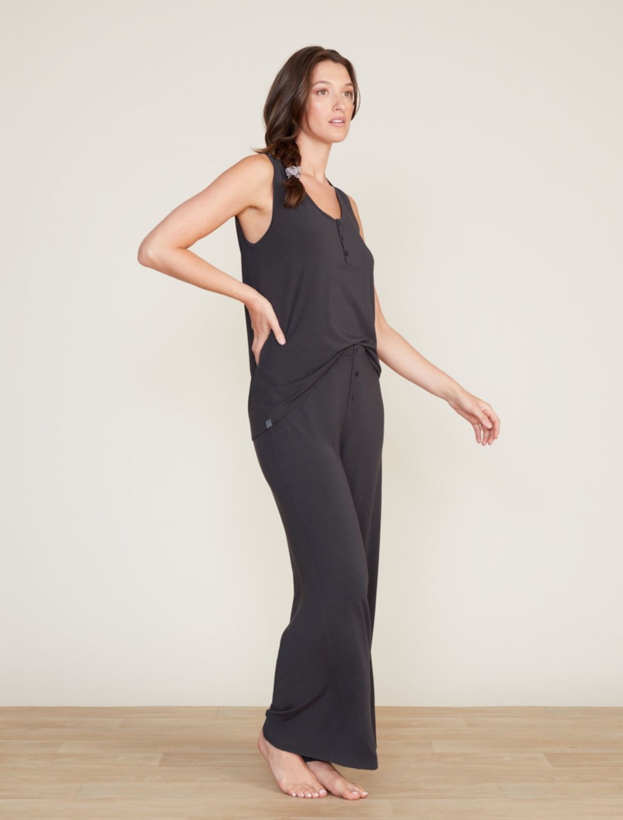 Her Barefoot Dreams | Luxe Milk Jersey® Women'S Henley Pj Set