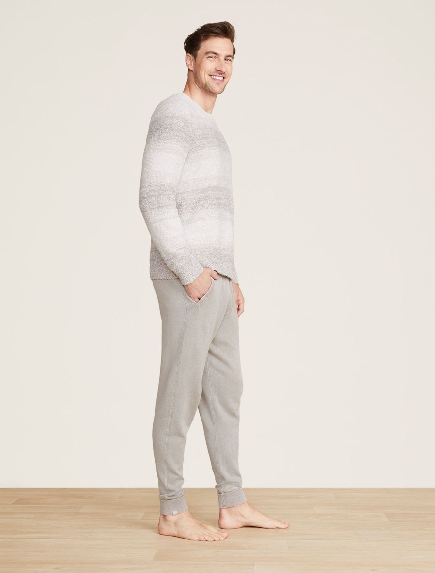 Him Barefoot Dreams | Cozychic® Men'S Ombre Pullover Almond Multi