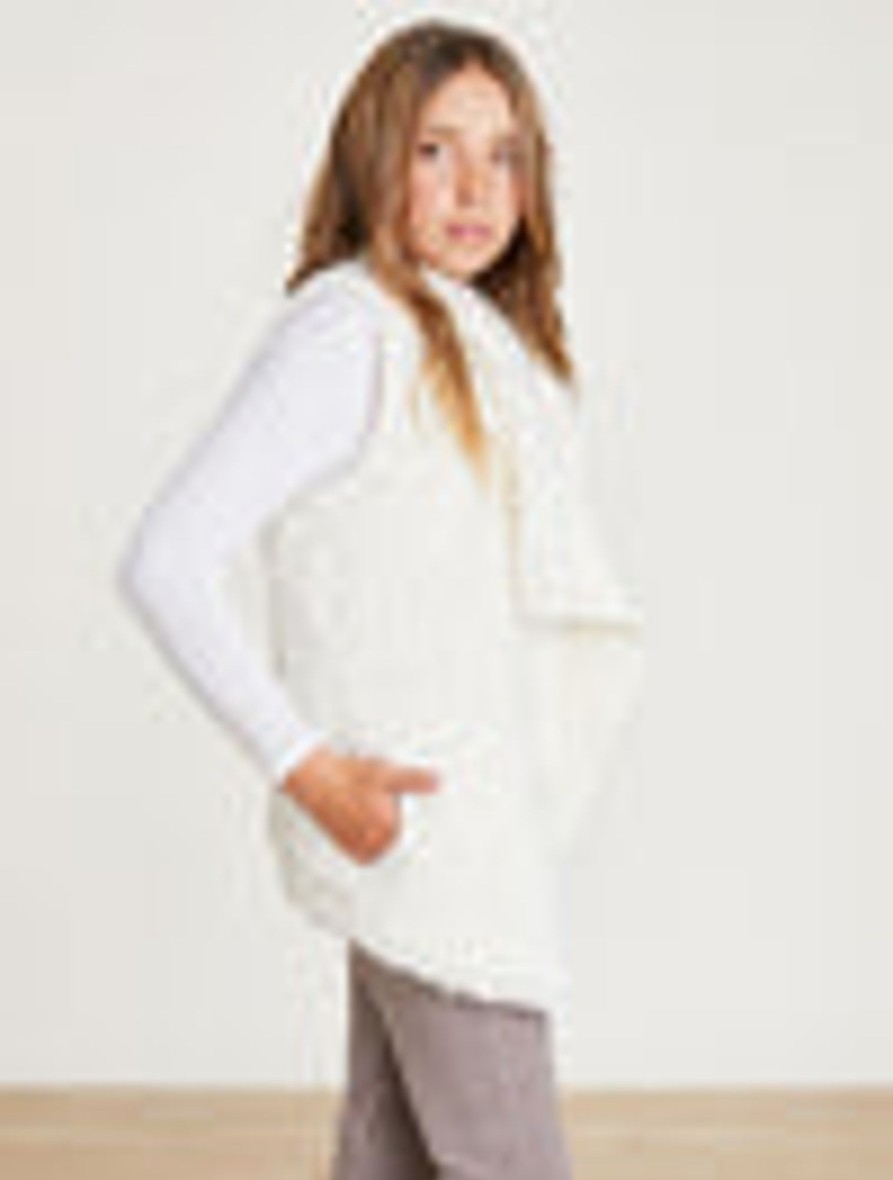 Youth Barefoot Dreams | Cozychic® Youth Loop Fringe Cascading Vest