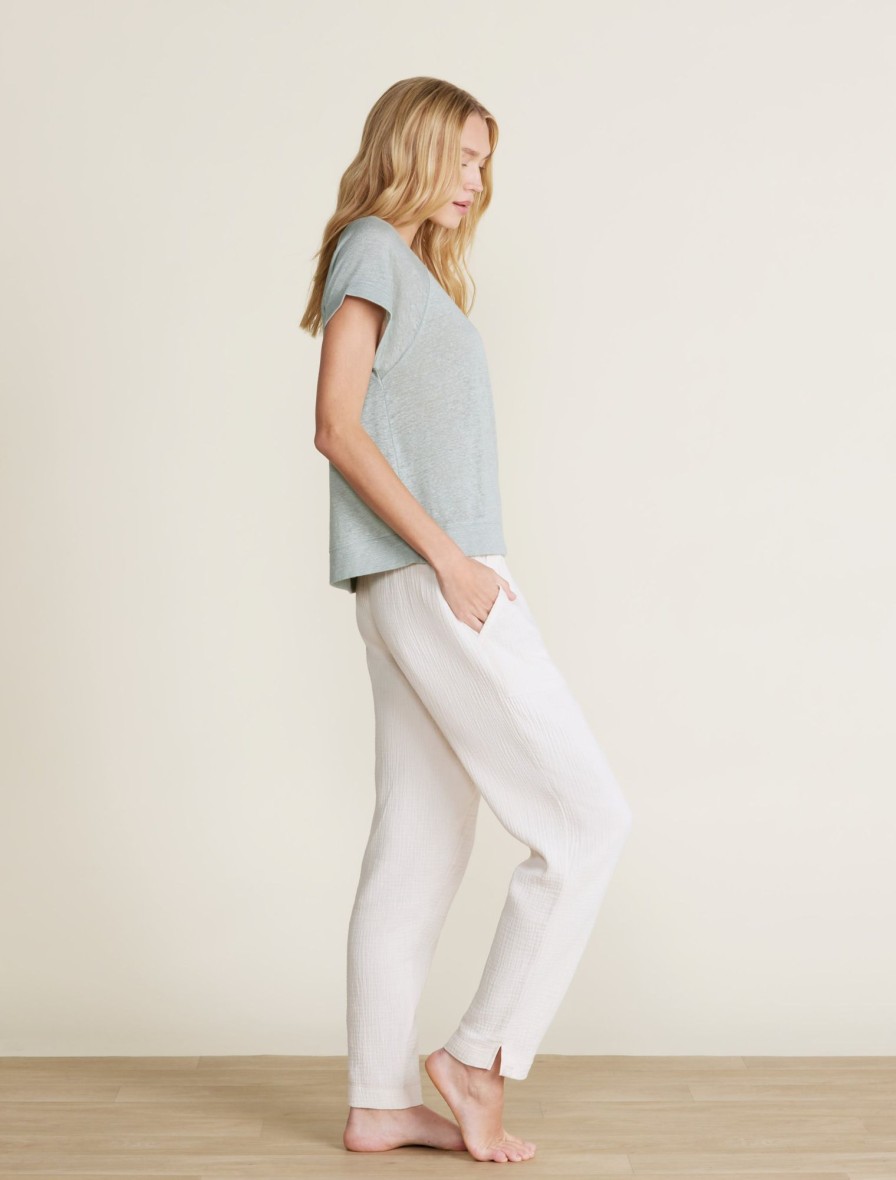 Her Barefoot Dreams | Malibu Collection® Linen Raglan Tee