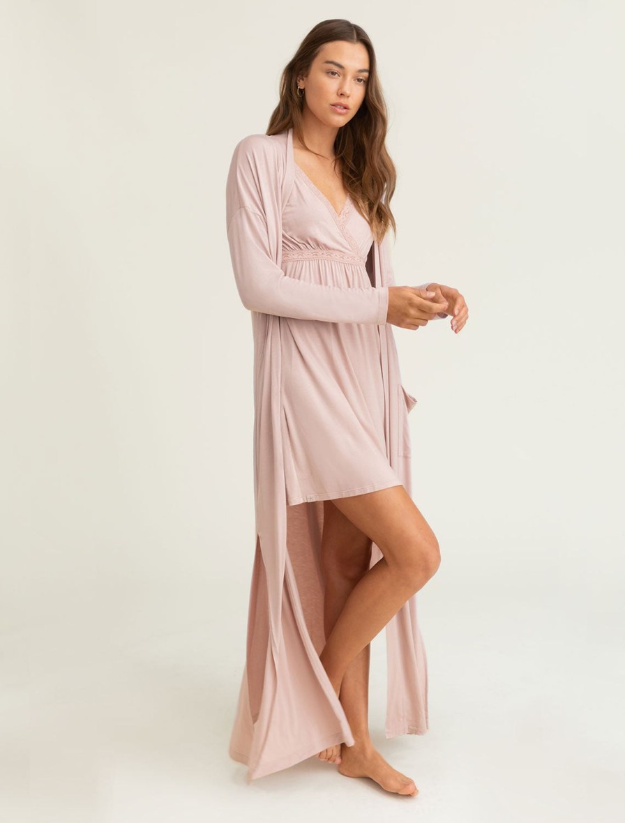 Her Barefoot Dreams | Luxe Milk Jersey® Women'S Duster Robe