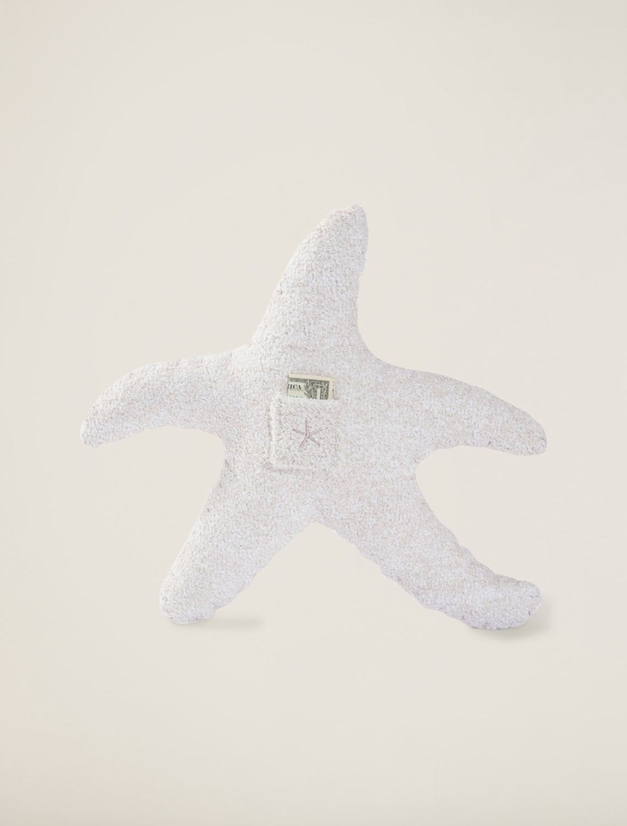 Baby + Child Barefoot Dreams | Cozychic® Starfish Tooth Fairy Pillow Stone / White