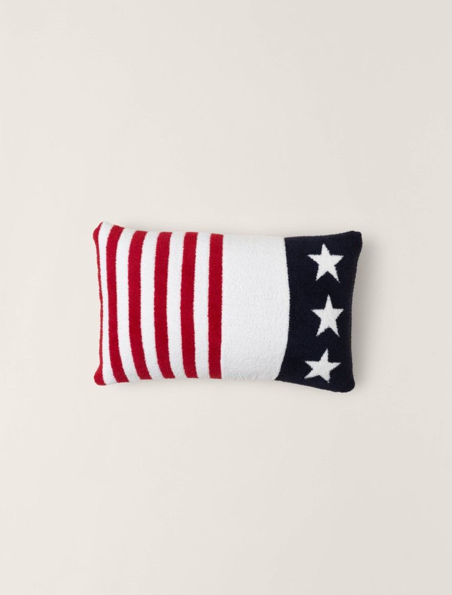 Home Barefoot Dreams | Cozychic® Team Usa Stars And Stripes Pillow Indigo Multi