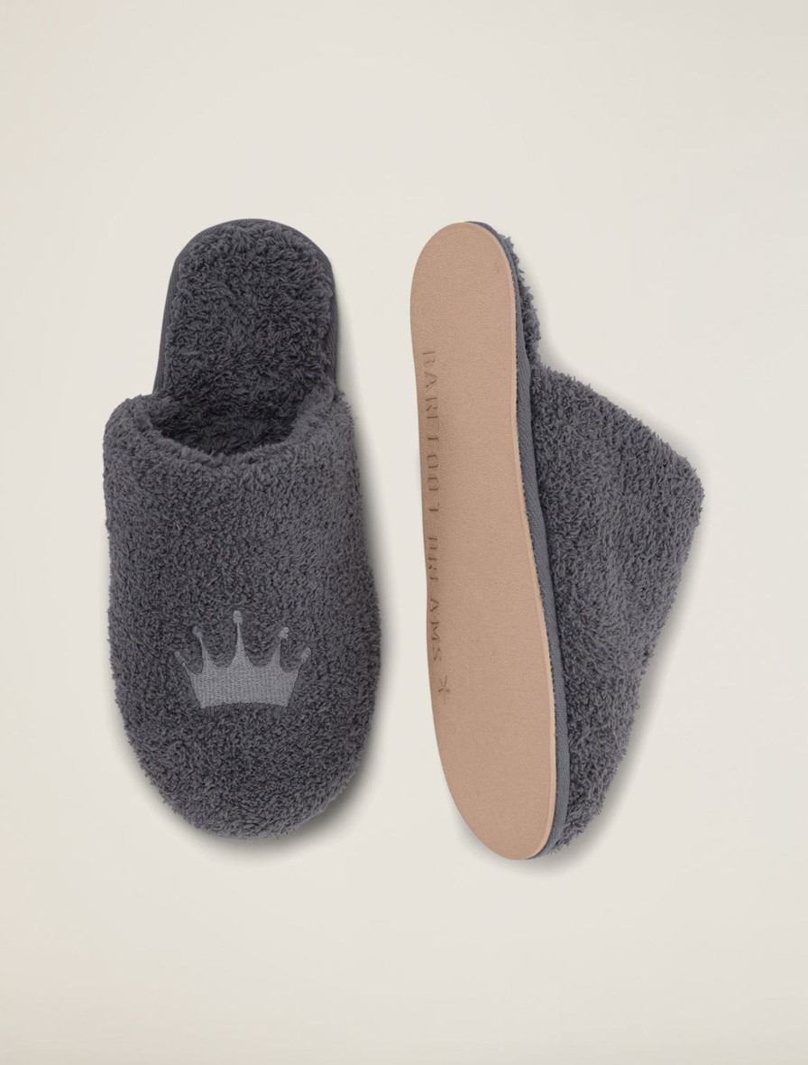 Him Barefoot Dreams | Cozychic® Disney Men'S Slipper Graphite