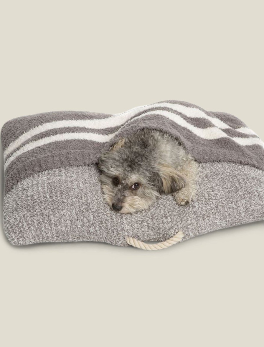 Pet Barefoot Dreams | Cozychic Pet Bed, Cozy Beds For Pets | Barefoot Dreams® Official Site - Loungewear, Apparel, Blankets Warm Gray / Cream